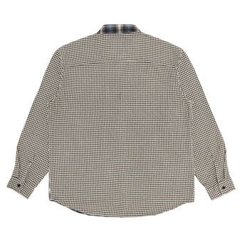 Buy Supreme Houndstooth Plaid Flannel Shirt 'Navy' - FW23S48 Buy Supreme Houndstooth Plaid Flannel Shirt 'Navy' - FW23S48