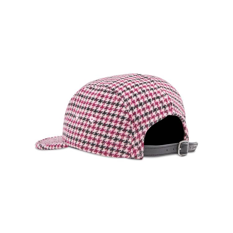 Buy Supreme Houndstooth Wool Camp Cap 'Pink' - FW23H102 PINK