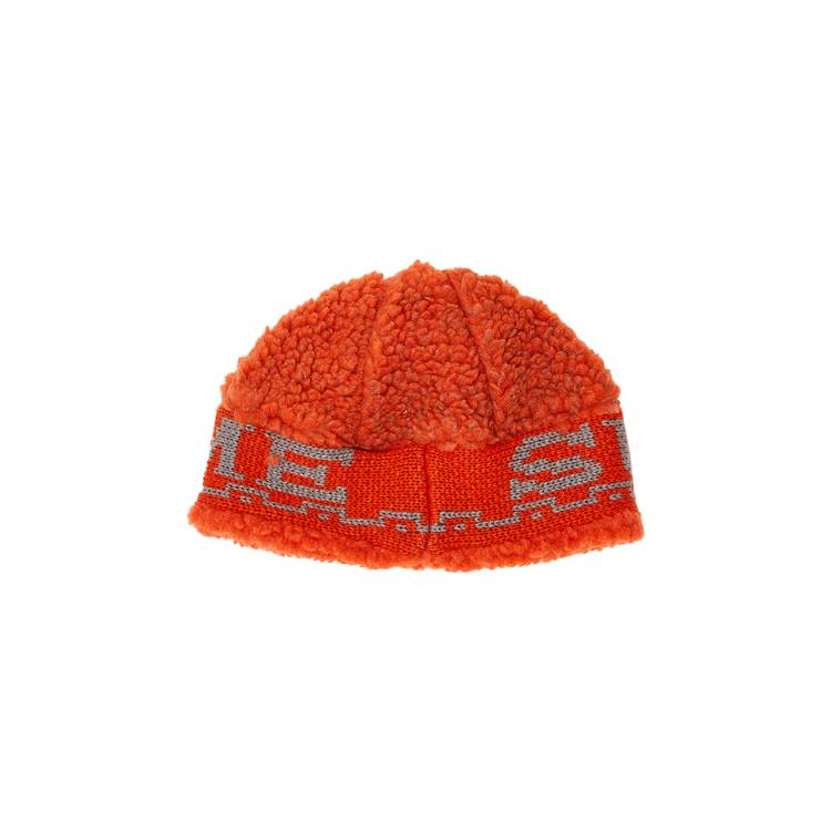 Buy Supreme Sherpa Logo Beanie 'Burnt Orange' - FW23BN8 BURNT 