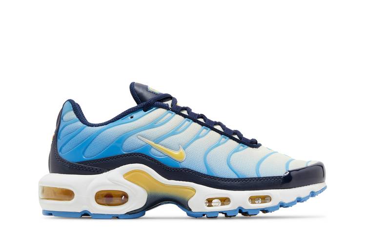 Nike Air Max Plus University Blue Topaz Gold