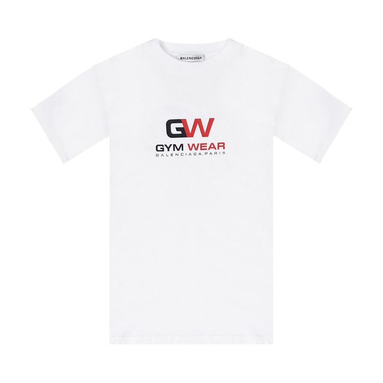 Buy Balenciaga Gym Wear T-Shirt 'White' - 620941 TIVD5 9000