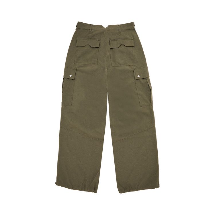 Rhude Seersucker Parachute Pant 'olive'