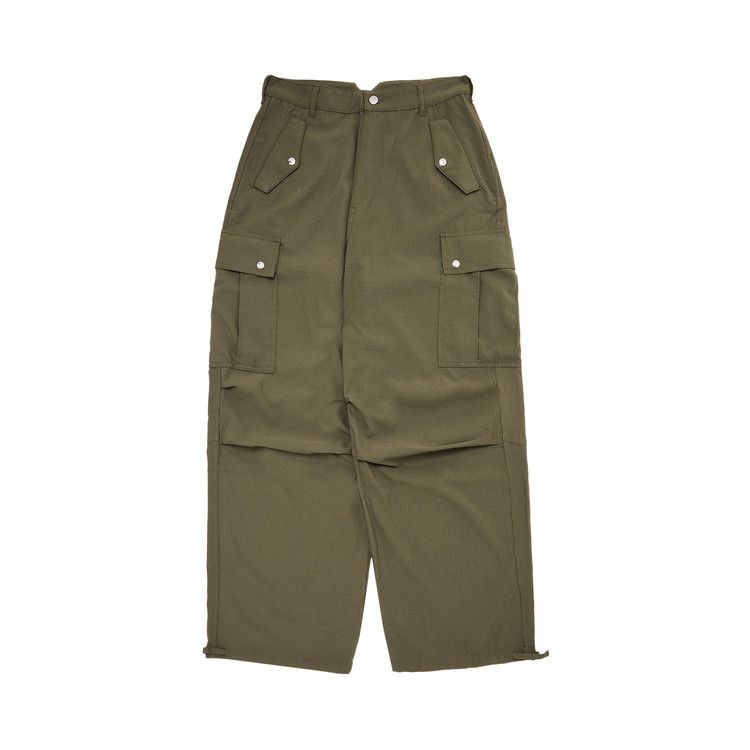 Rhude Seersucker Parachute Pant 'olive'