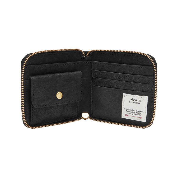 Visvim Leather Bifold Wallet 'Black'