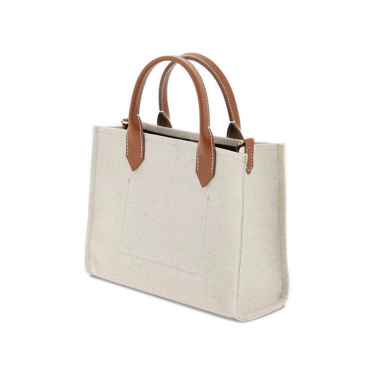 Balmain B-Army Small Tote Bag Natural/Brown