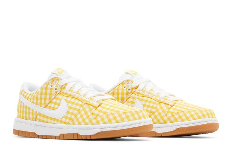 Wmns Dunk Low Yellow Gingham4