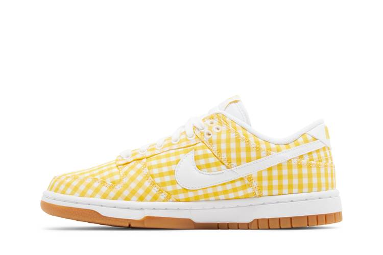 Wmns Dunk Low Yellow Gingham2