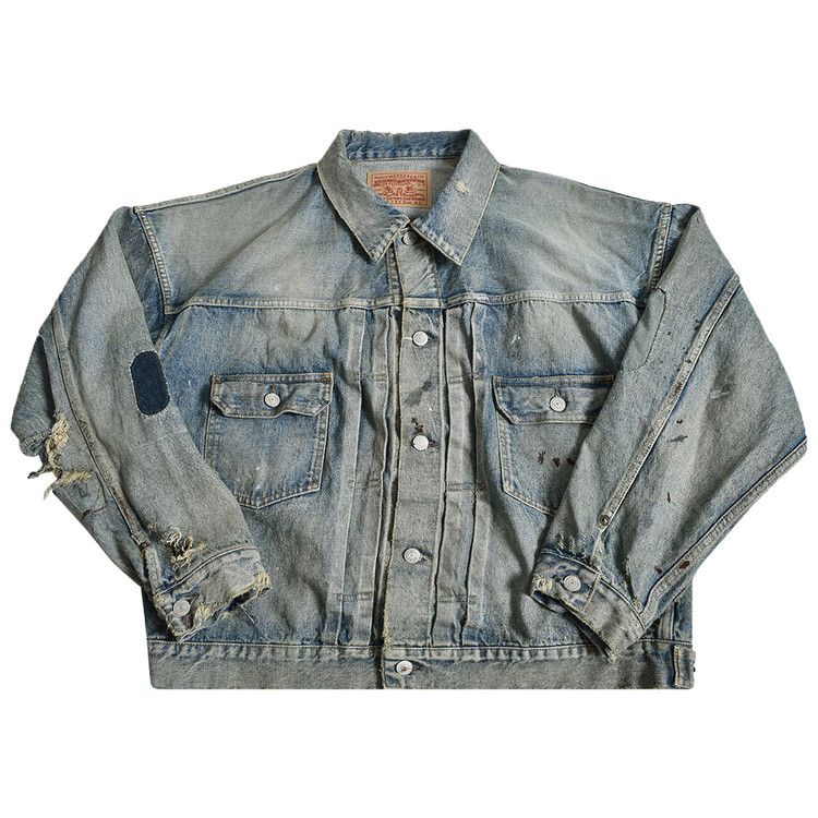 Saint Michael x BerBerJin Damage Denim Jacket 'Blue'