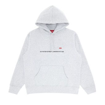 Buy Supreme Shop Small Box Hooded Sweatshirt - London 'Ash Grey