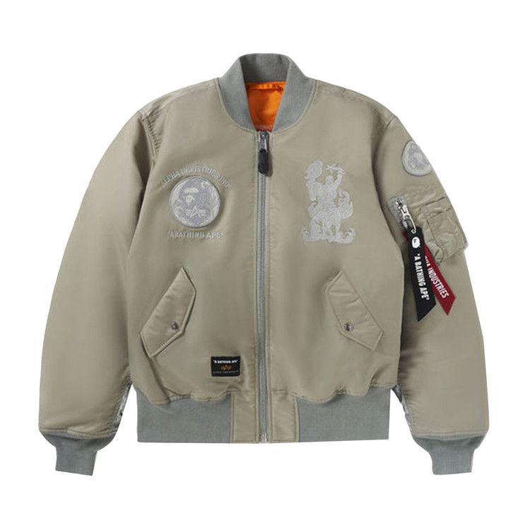 BAPE MA-1 フライトジャケット オリーブグリーン 楽天市場】アルファ ジャケット TA0720 ALPHA MA-1 ライト