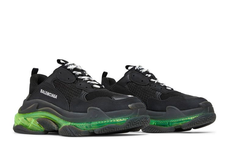 Balenciaga Wmns Triple S 'Black Yellow Fluo'