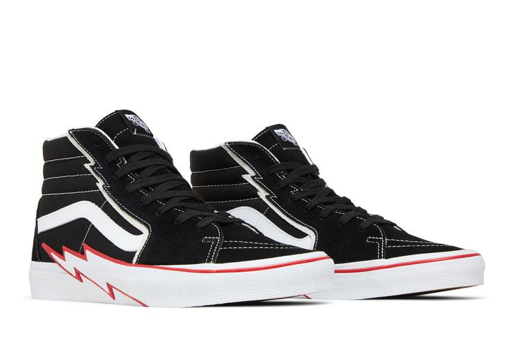 Vans Sk8-Hi Bolt - Black Racing Red