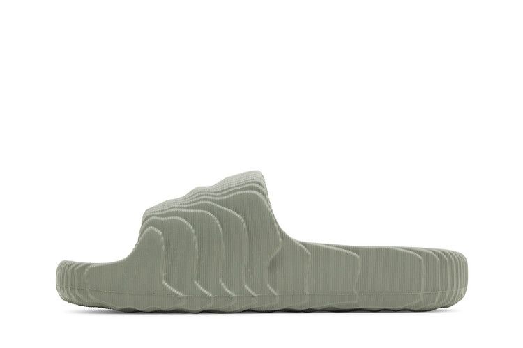 adidas Adilette 22 Slides Silver Green (Women's) — foto 4