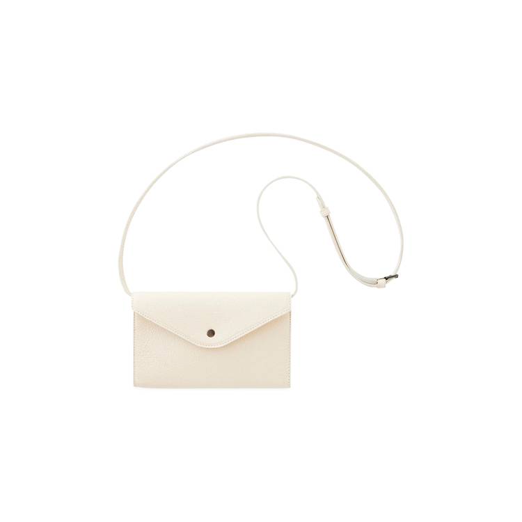 Lemaire Enveloppe Continental Wallet 'Light Cream'