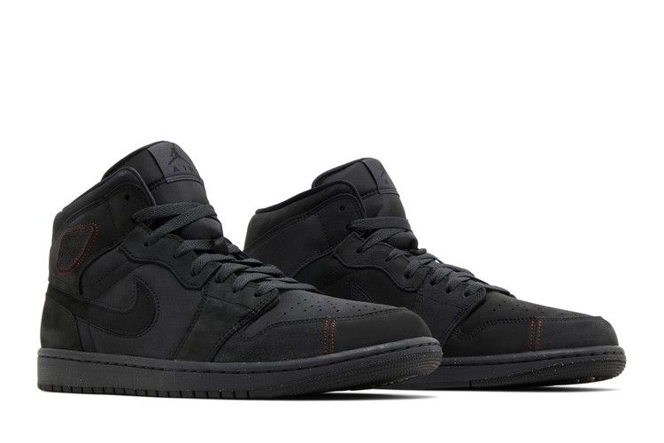 Air Jordan 1 Mid SE Craft Dark Smoke Red