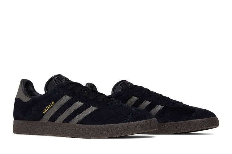 Gazelle 'black Gold Metallic Gum'