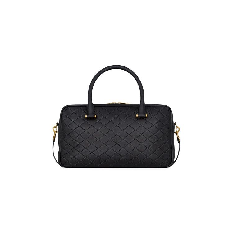 Buy Saint Laurent Lyia Zip Up Duffle Bag 'Black' - 766785