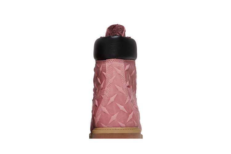 Timberland Supreme X 6 Inch Premium Waterproof Boot Embossed Diamond Plate - Pink
