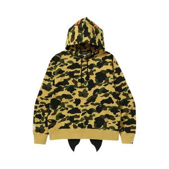 Buy BAPE 1st Camo Shark Relaxed Fit Fullover Hoodie 'Yellow