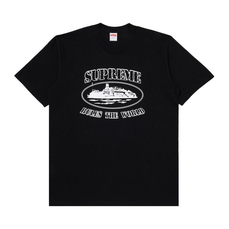 Buy Supreme x Corteiz Rules The World Tee 'Black' - FW23T58 