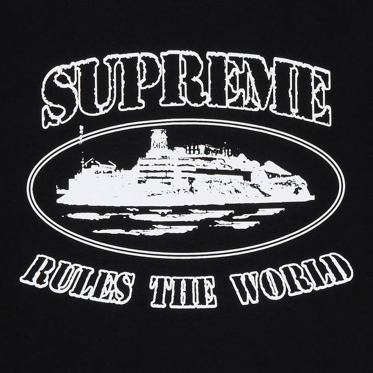 Buy Supreme x Corteiz Rules The World Tee 'Black' - FW23T58 BLACK