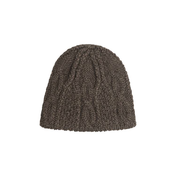 Stussy Cable Knit Skullcap Beanie 'Brown'