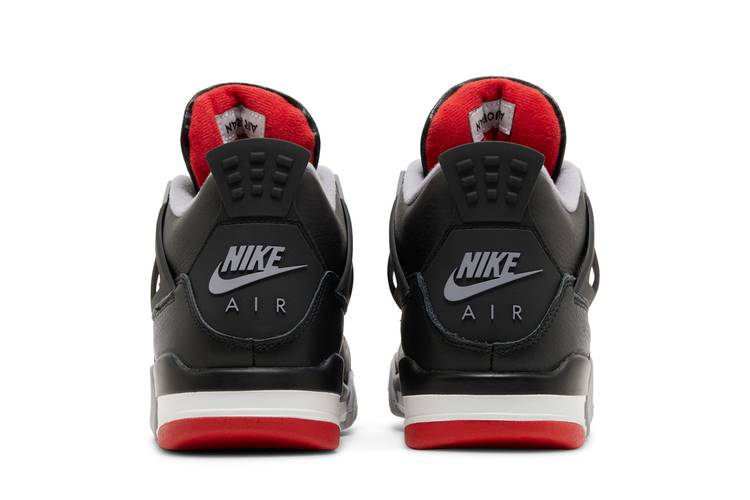 Size 4.0 Air Jordan 4 Retro GS Bred Reimagined