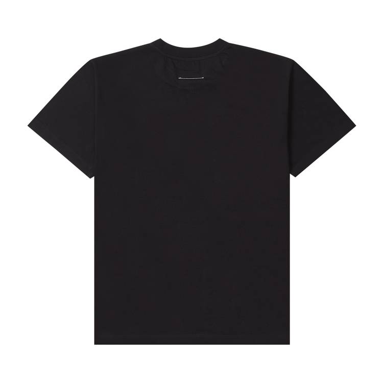 Buy MM6 Maison Margiela Logo And Cat Print T-Shirt 'Black 