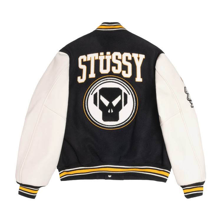 Stussy x Goldie Metalheadz 30 Varsity Jacket 'Black'