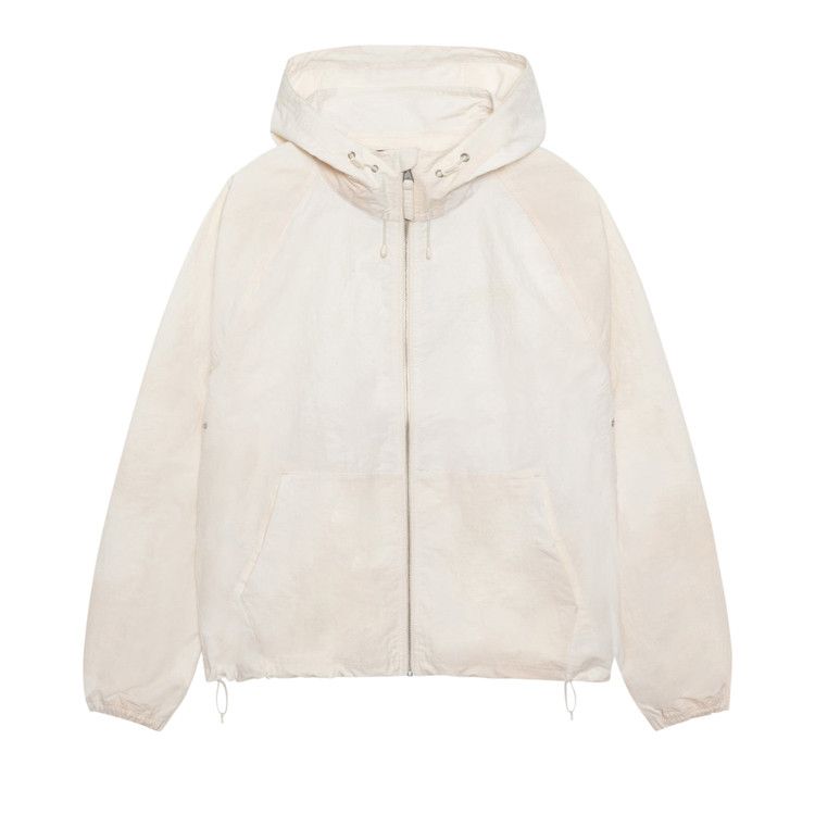 Stussy Beach Shell Wave Dye Zip Hoodie 'bone'