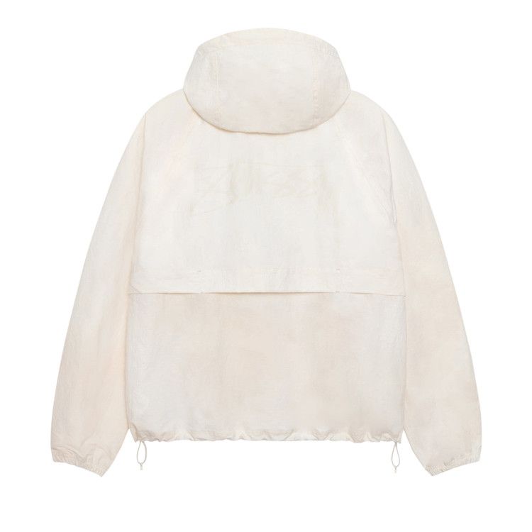 Stussy Beach Shell Wave Dye Zip Hoodie 'bone'