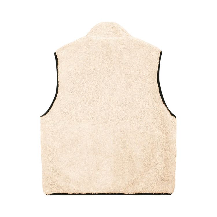 Stussy Sherpa Reversible Vest Beige
