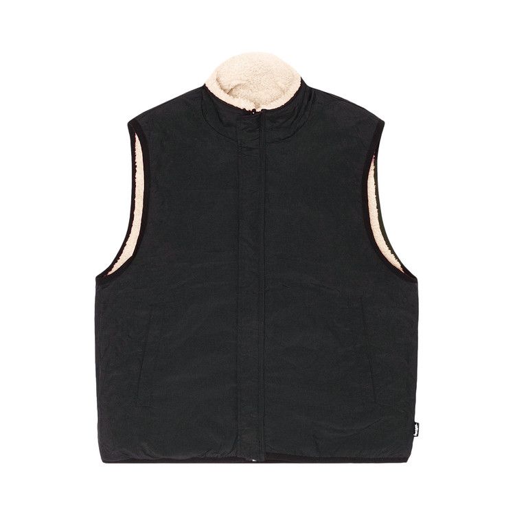 Stussy Sherpa Reversible Vest Beige