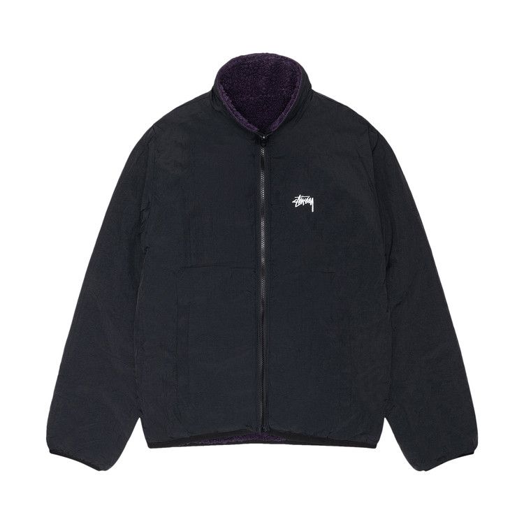 Stussy Sherpa Reversible Jacket 'purple'