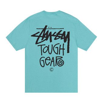 Buy Stussy Tough Gear Tee 'Ocean' - 1904996 OCEA | GOAT
