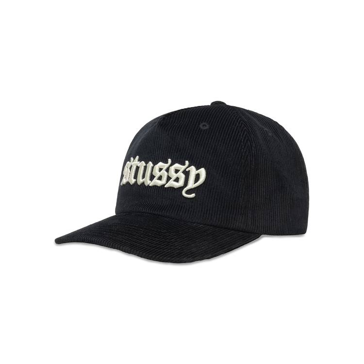 Buy Stussy Mid-Depth Old English Snapback 'Black' - 1311137 BLAC