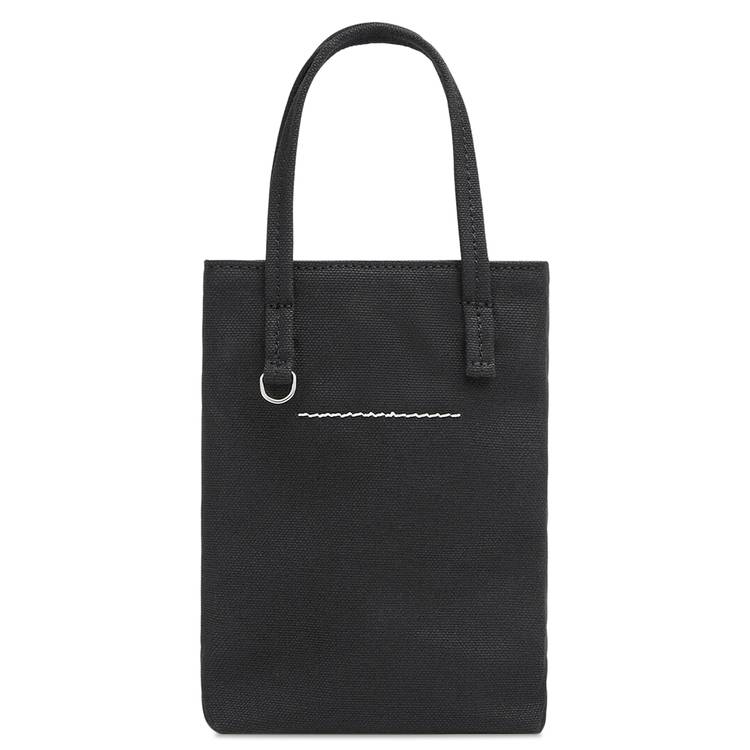 Buy MM6 Maison Margiela Mini Canvas Shopping Bag 'Black 