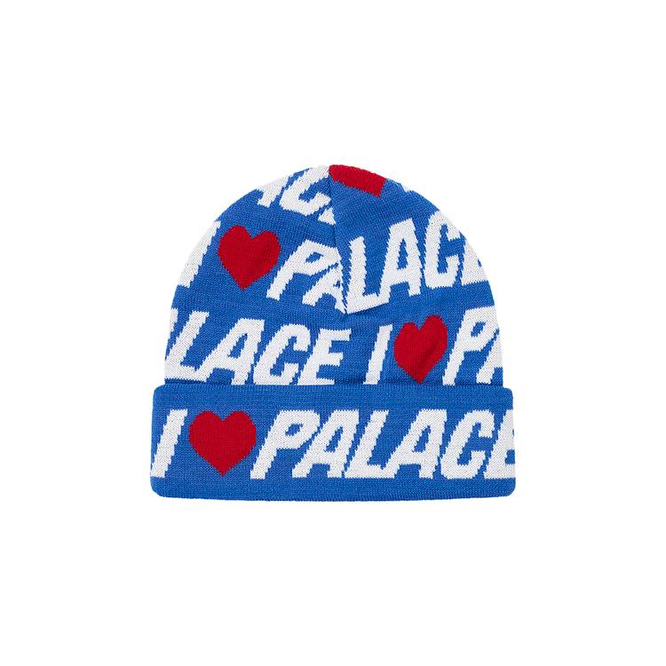 Buy Palace I Love Palace Beanie 'Blue' - P26BN021 | GOAT CA