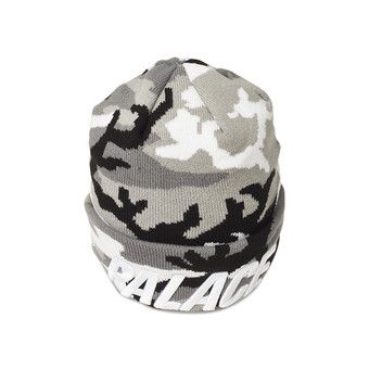 Buy Palace New Era Peak Beanie 'Grey Camo' - P26BN009 | GOAT UK