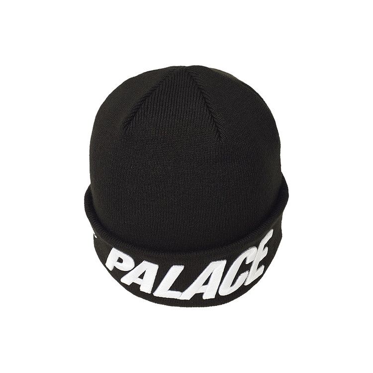 Buy Palace New Era Peak Beanie 'Black' - P26BN011 | GOAT