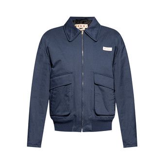 【関税込み】marni Cotton gabardine parka Marni Cotton Gabardine Parka Blue