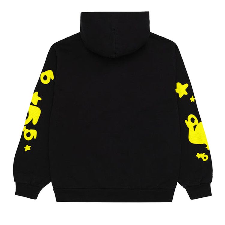 Sp5der Beluga Hoodie Onyx/Yellow