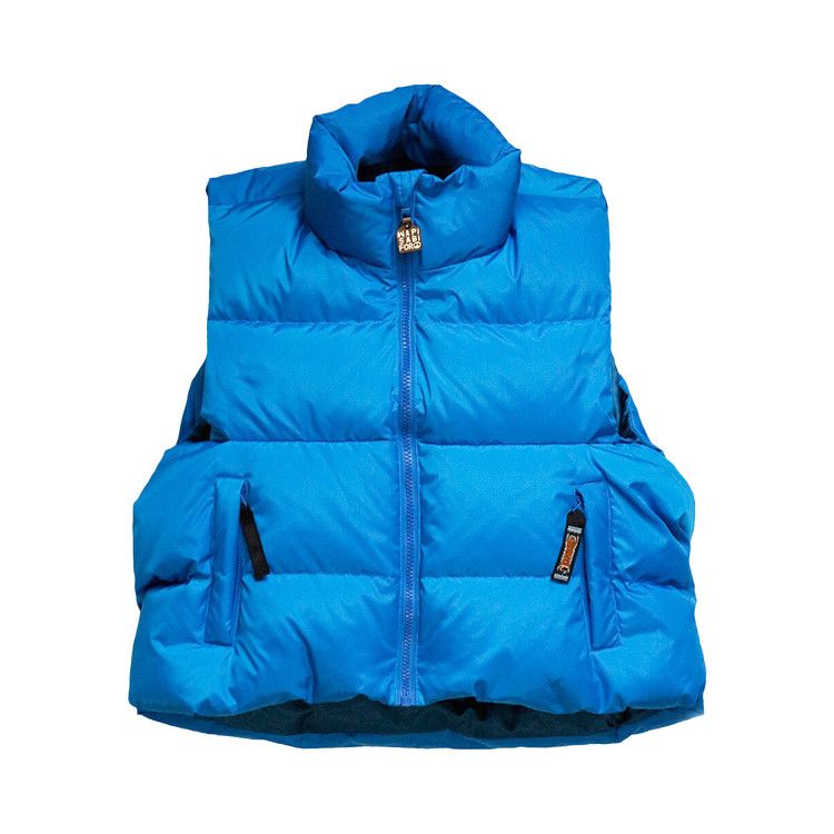 Buy Kapital Ripstop Nylon Down Burger Keel Vest 'Blue' - EK 992 