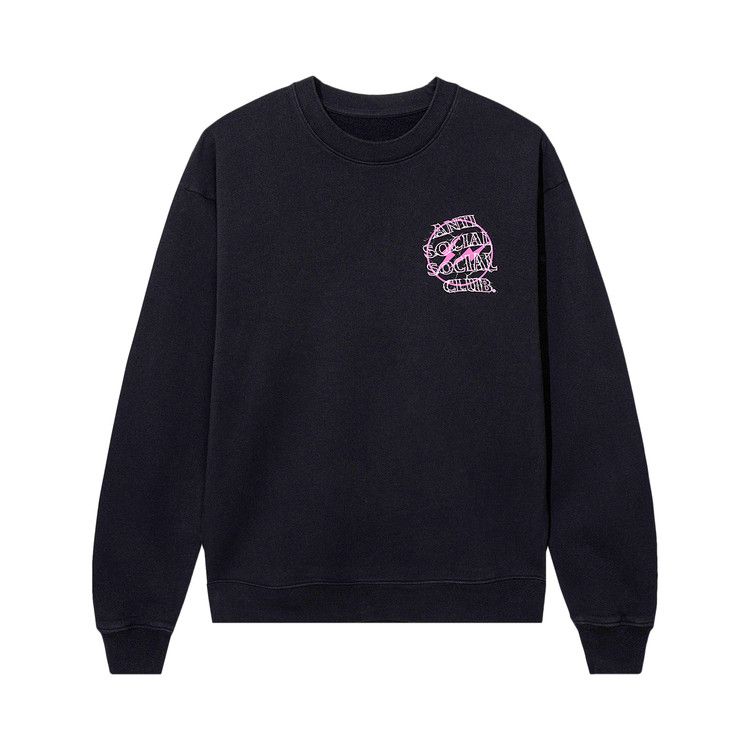 Buy Anti Social Social Club x Fragment Design Bolt Crewneck 'Black 