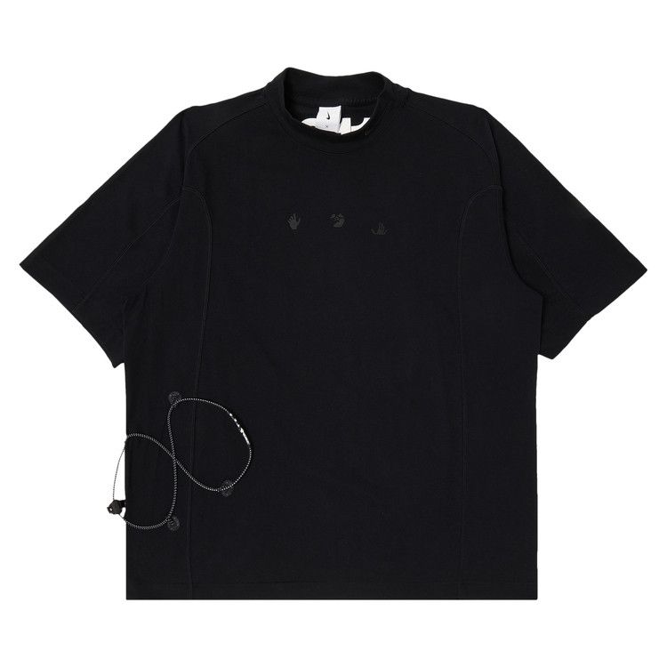 Nike X Off-White Shorts-Sleeve Top Black