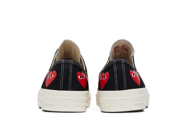Comme des Garçons PLAY x Chuck 70 Low Multi Heart - Black