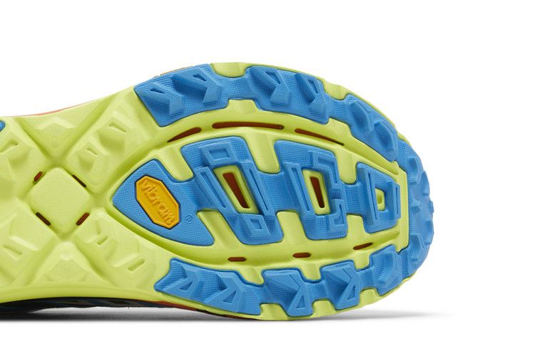 Hoka Mafate Three2 Black Diva Blue Orange