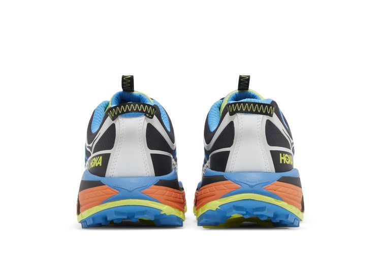 Hoka Mafate Three2 Black Diva Blue Orange