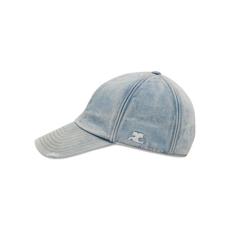 Buy Courrèges Signature Denim Cap  display picture 3