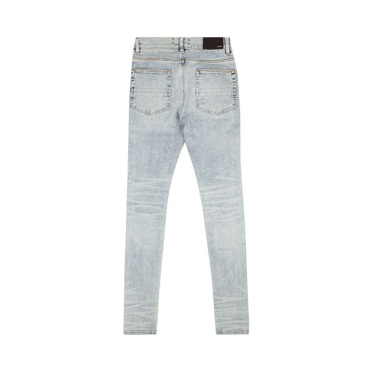 Buy Amiri Pajama Art Patch Skinny Jeans 'Blue' - MDS065 489R Buy Amiri Pajama Art Patch Skinny Jeans 'Blue' - MDS065 489R